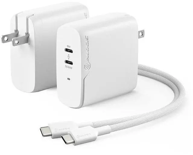 Alt view image 5 of 11 - ALOGIC 2X68 Rapid Power 68W GaN Charger WCG2X68US