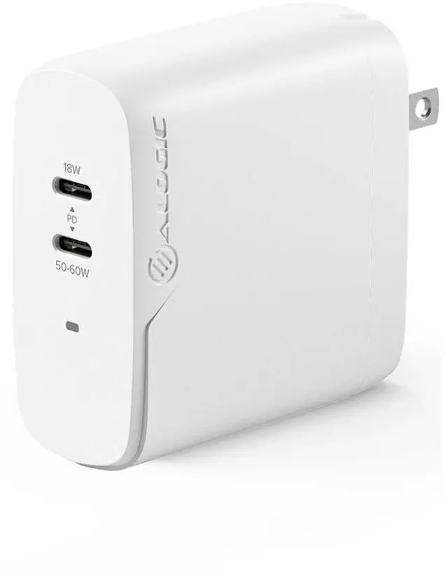 Alt view image 6 of 11 - ALOGIC 2X68 Rapid Power 68W GaN Charger WCG2X68US