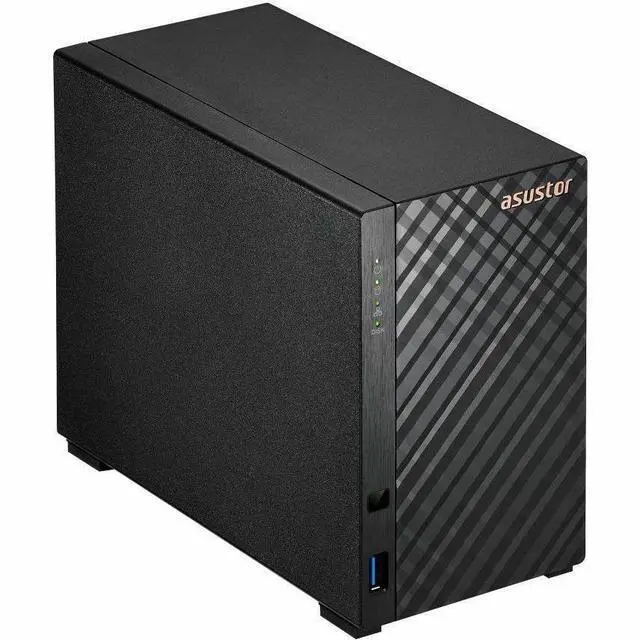 Alt view image 9 of 14 - Asustor AS1202T Drivestor 2 Gen 2 ,2 Bay NAS, Quad-Core 1.7GHz CPU, 2.5GbE Port, 1GB DDR4, Three USB 3.0 (Diskless)