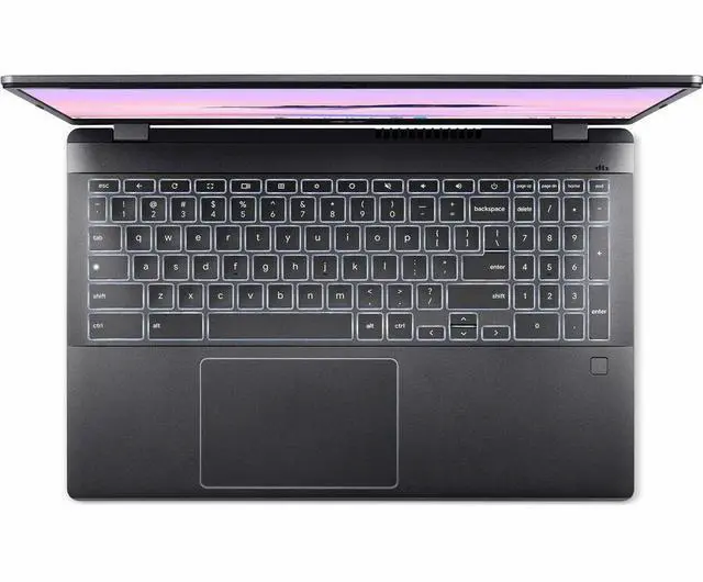 Alt view image 13 of 15 - Acer Chromebook Plus 515 CBE595-2T-58CT 15.6" Touchscreen Chromebook - Intel Core 5 120U (1.40 GHz) - 16 GB - 256 GB SSD - ChromeOS - Webcam - Wi-Fi 6E - Iron NX.JHVAA.002