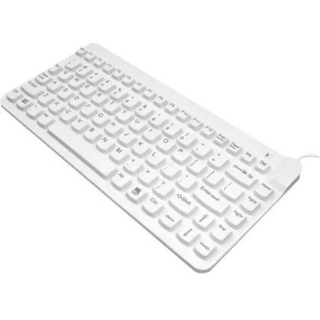 Alt view image 2 of 3 - Man & Machine Premium Waterproof Disinfectable Silent 12" Keyboard (sclp--w5)