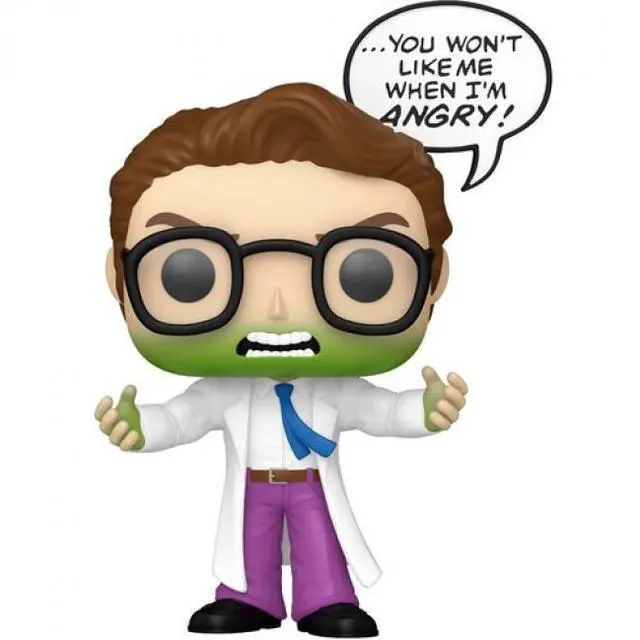 Main image of Funko POP Marvel Bruce Banner Dont Make Me Angry Vinyl Figure 4.65 Inches