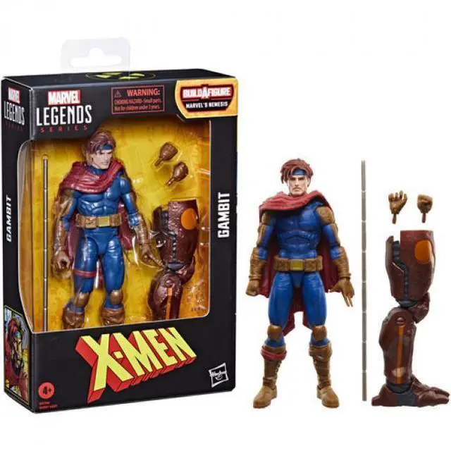 Main image of Hasbro Collectibles - X-Men Comics - Marvel Legends - Gambit Action Figure & Nemesis BAF Piece
