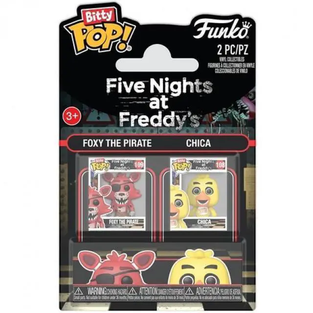 Main image of Funko Bitty POP! Five Nights at Freddy's 2-Pack - Foxy & Chica