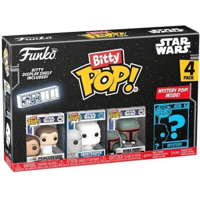 Main image of Funko Bitty POP! Star Wars: The Empire Strikes Back - Leia 4-Pack