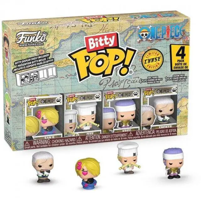 Main image of Funko Bitty POP!: One Piece - Sanji 4-Pack