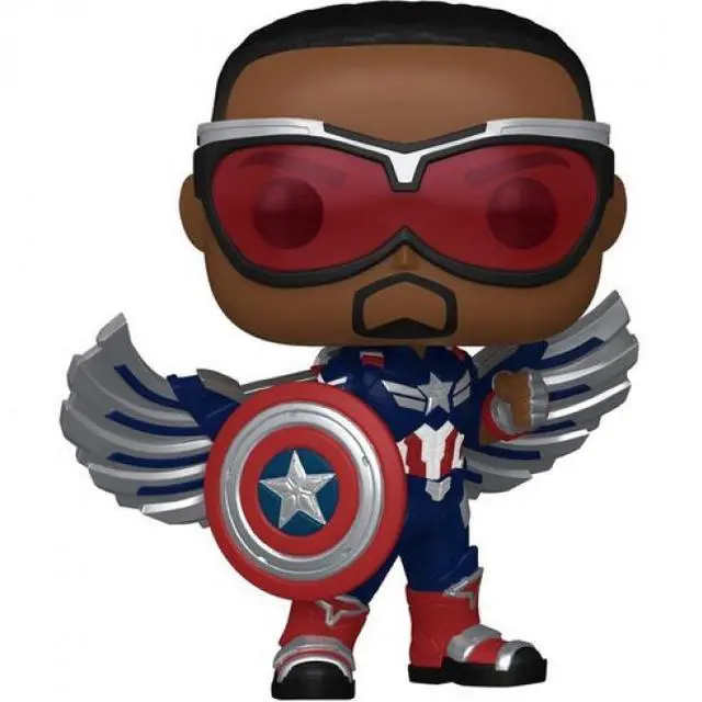 Alt view image 3 of 3 - Funko POP Marvel Captain America Brave New World Captain America Sam Wilson - 75990