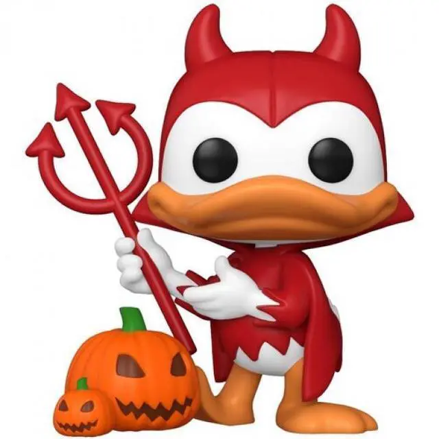 Main image of Funko POP! Disney: Mickey and Friends: Devil Donald with Pumpkin (Styles May Vary)