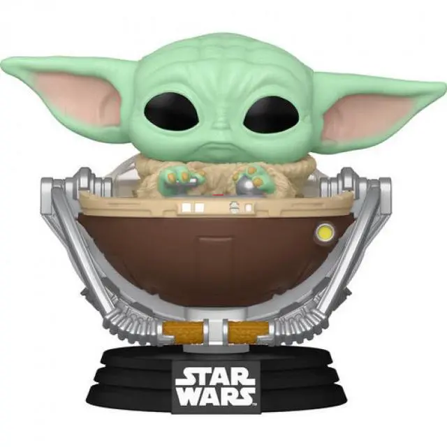 Main image of Funko POP! Star Wars: Mandalorian & Grogu - Grogu in Pram - 90451