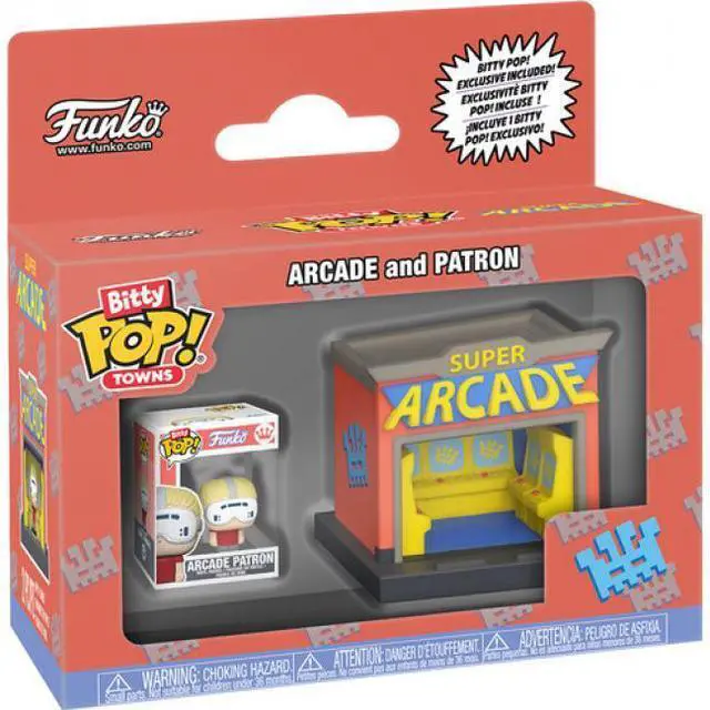 Main image of Funko Bitty POP! Towns: City Arcade and Patron