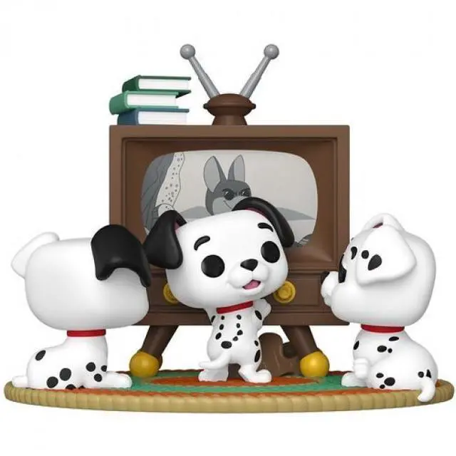 Main image of Funko POP! Moments: 101 Dalmatians, Rolly, Patch and Lucky with TV