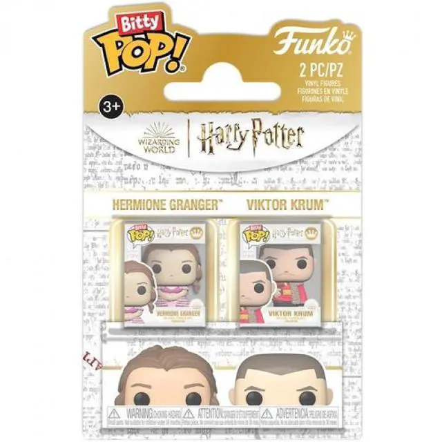 Main image of Funko Bitty POP: Harry Potter and the Goblet of Fire 2-Pack - Hermione & Krum