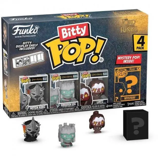 Main image of FUNKO BITTY POP!: Lord of the Rings - Witch King 4PK