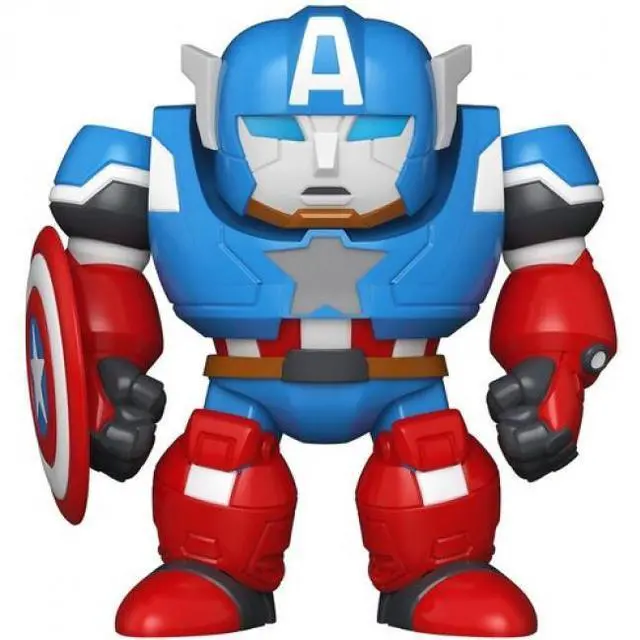 Main image of Funko Bitty Bots: Marvel WI, Captain America Mech with Captain America