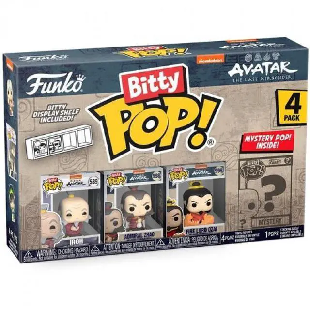 Main image of Funko Bitty POP! Avatar: The Last Airbender Iroh 4-Pack