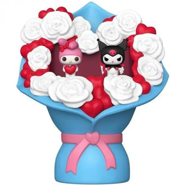 Main image of Funko Bitty POP! Bouquet Sanrio Valentine's Day Kuromi and My Melody