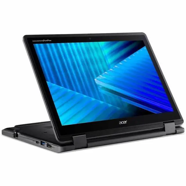 Alt view image 5 of 8 - Acer TM B3 Spin 12 B312R-31 12.2" Touchscreen Laptop N150 8GB 128GB W11P