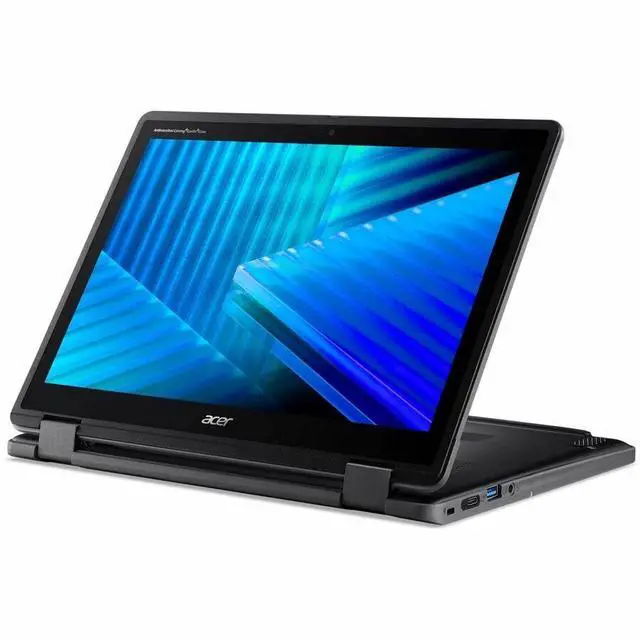 Alt view image 8 of 8 - Acer TM B3 Spin 12 B312R-31 12.2" Touchscreen Laptop N150 8GB 128GB W11P