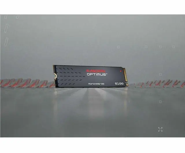 Alt view image 3 of 7 - SanDisk Optimus 5100 M.2 2280 2TB PCI-Express 4.0 x4 QLC 3D CBA NAND Internal Solid State Drive (SSD) SDSP51200TAN-000E0