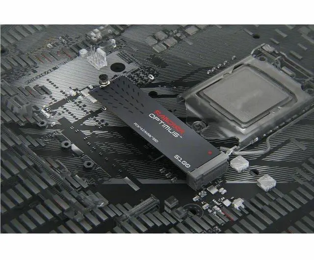 Alt view image 5 of 7 - SanDisk Optimus 5100 M.2 2280 500GB PCI-Express 4.0 x4 QLC 3D CBA NAND Internal Solid State Drive (SSD) SDSP51500GAN-000E0