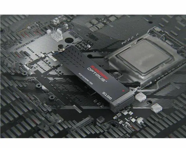Alt view image 3 of 7 - SanDisk Optimus 5100 M.2 2280 1TB PCI-Express 4.0 x4 QLC 3D CBA NAND Internal Solid State Drive (SSD) SDSP51100TAN-000E0