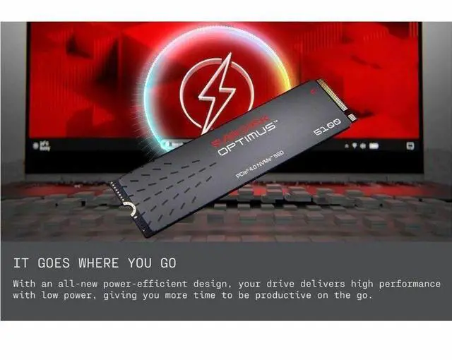 Alt view image 7 of 7 - SanDisk Optimus 5100 M.2 2280 1TB PCI-Express 4.0 x4 QLC 3D CBA NAND Internal Solid State Drive (SSD) SDSP51100TAN-000E0