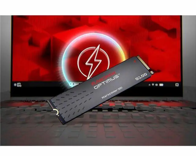 Alt view image 7 of 7 - SanDisk Optimus 5100 M.2 2280 4TB PCI-Express 4.0 x4 QLC 3D CBA NAND Internal Solid State Drive (SSD) SDSP51400TAN-000E0
