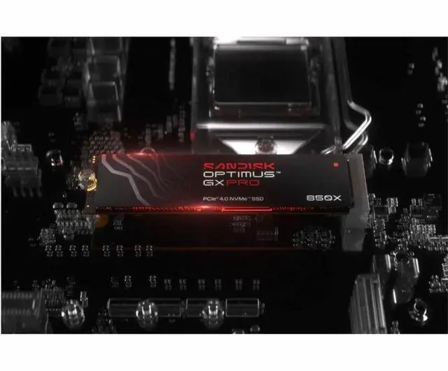 Alt view image 4 of 12 - SanDisk Optimus GX PRO 850X M.2 2280-D5-M 4TB PCI-Express 4.0 x4 3D NAND TLC Internal Solid State Drive (SSD) SDSP81400TAN-000E0