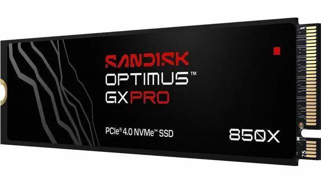 Alt view image 2 of 12 - SanDisk Optimus GX PRO 850X M.2 2280-D5-M 4TB PCI-Express 4.0 x4 3D NAND TLC Internal Solid State Drive (SSD) SDSP81400TAN-000E0
