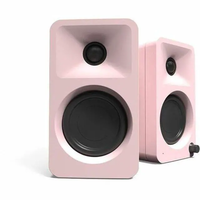 Alt view image 8 of 12 - Kanto ORAMP 100W Powered Reference Desktop Computer Speakers with Bluetooth 5.0 and USB-C Input | Bi-Amplified | 100 Hz Automatic Crossover | Reference Quality Sound | Pair | Pink
