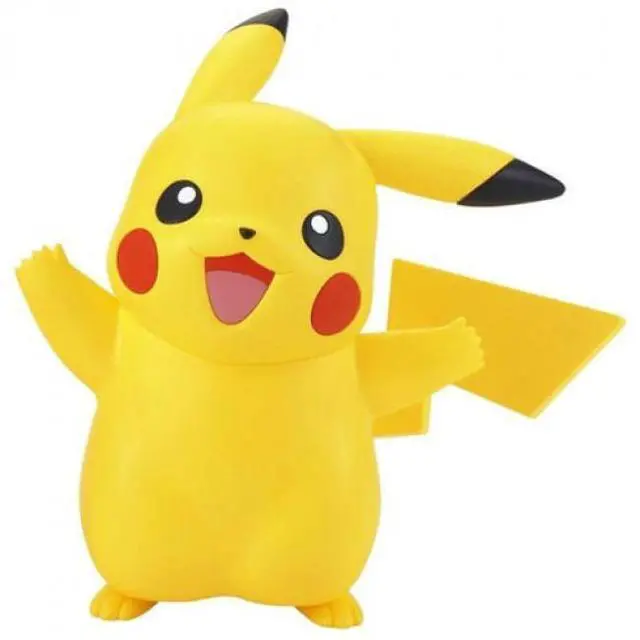 Alt view image 6 of 6 - Bandai Spirits: Pokemon - 01 Pikachu Model Kit Quick!!