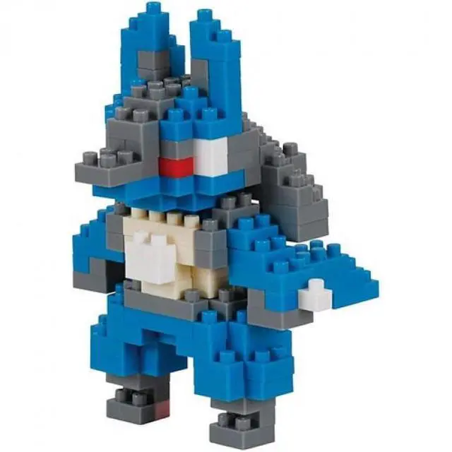 Alt view image 4 of 4 - Kawada Nanoblock Pokemon Lucario NBPM068