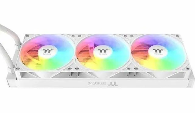Alt view image 16 of 18 - Thermaltake LB360-S ARGB Sync AIO Liquid CPU Cooler Snow Edition (CL-W500-PL12SW-A)