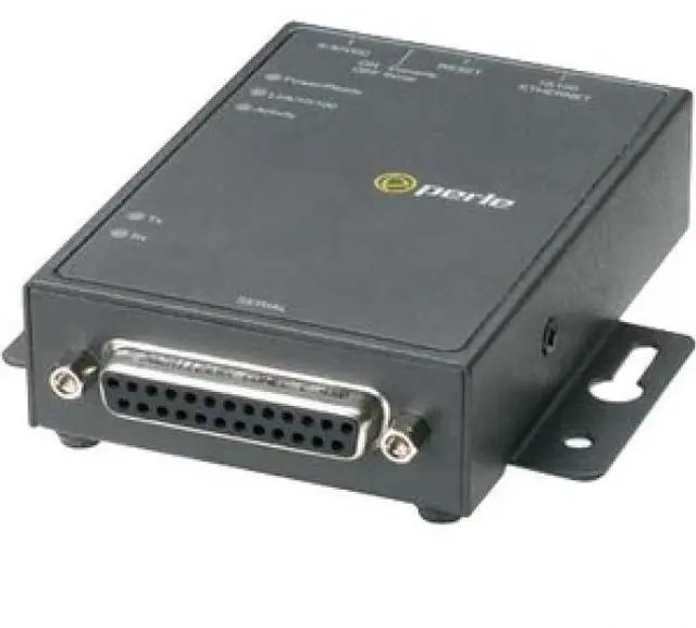 Alt view image 4 of 4 - Perle IOLAN DS1 G25F Serial Device Server