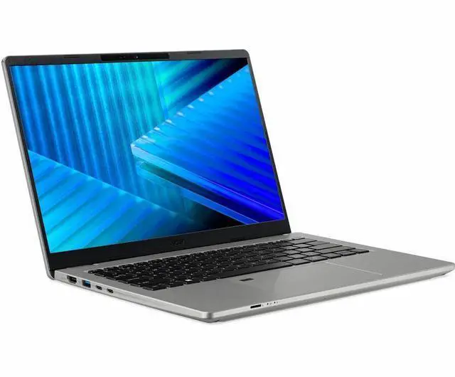 Alt view image 3 of 15 - Acer TravelMate P4 14 AI TMP414-56 TMP414-56-54N2 14" Clamshell Copilot+ PC Notebook - WUXGA - 120 Hz - Intel Core Ultra 5 322 - 16 GB - 512 GB PCI Express NVMe 4.0 SSD - English (US) Keyboard -