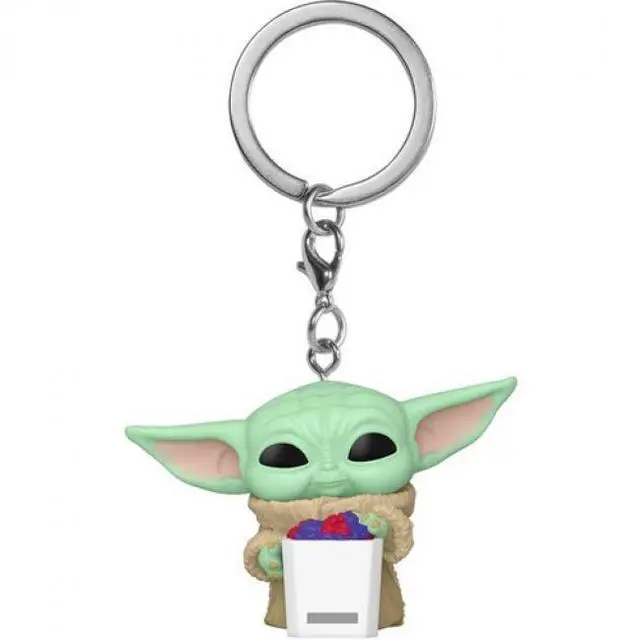 Main image of Funko Keychain: Mandalorian & Grogu - Grogu (Star Wars)