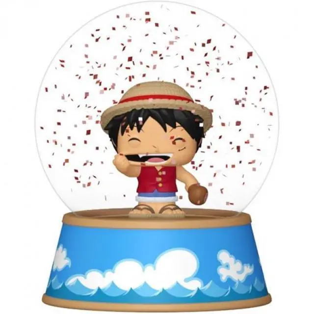 Main image of Funko POP! Mini Glitter Globe: One Piece - Monkey D. Luffy