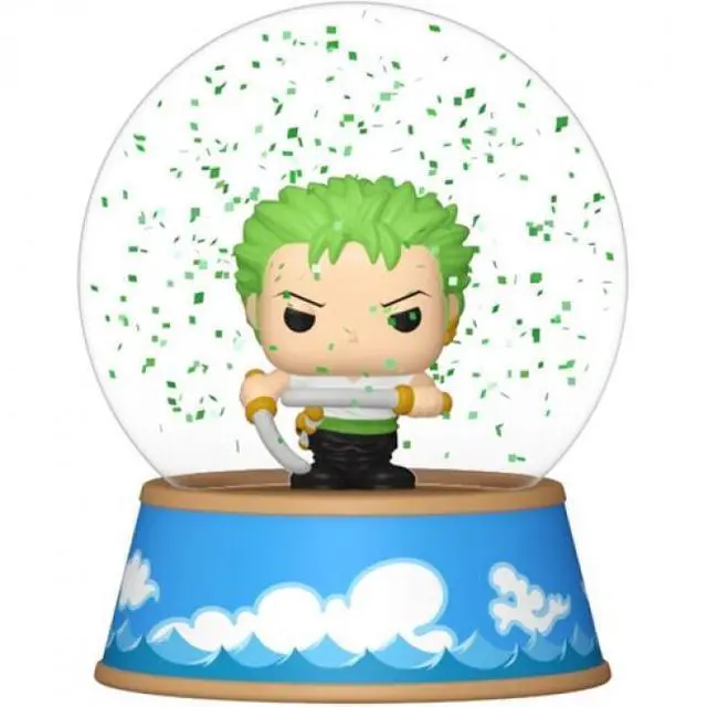 Main image of Funko POP! Mini Glitter Globe: One Piece - Roronoa Zoro