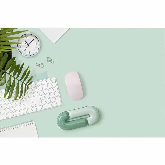 Alt view image 4 of 8 - Kensington Duo Gel Wrist Rest - 0.71" Height x 7.40" Width x 3.27" Depth - Green - Polyurethane - Mouse - Retail - 1
