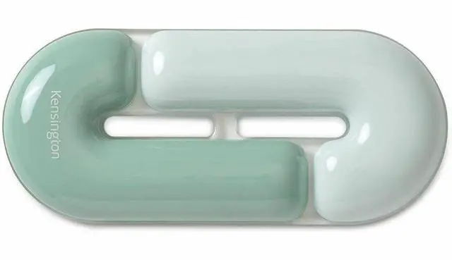 Alt view image 2 of 8 - Kensington Duo Gel Wrist Rest - 0.71" Height x 7.40" Width x 3.27" Depth - Green - Polyurethane - Mouse - Retail - 1