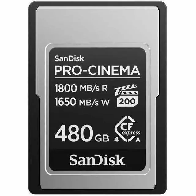 Alt view image 4 of 8 - SanDisk PRO-CINEMA CFexpress Type A Card 480GB