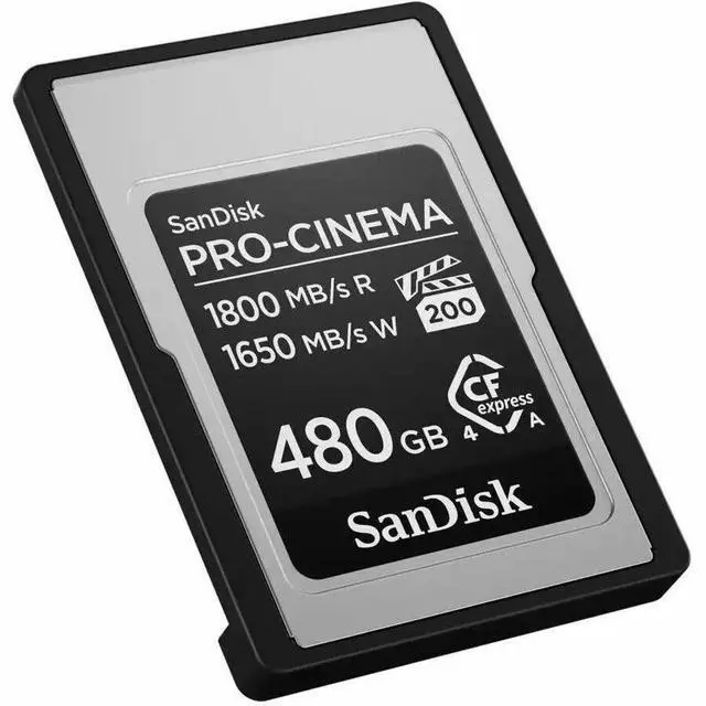 Alt view image 8 of 8 - SanDisk PRO-CINEMA CFexpress Type A Card 480GB