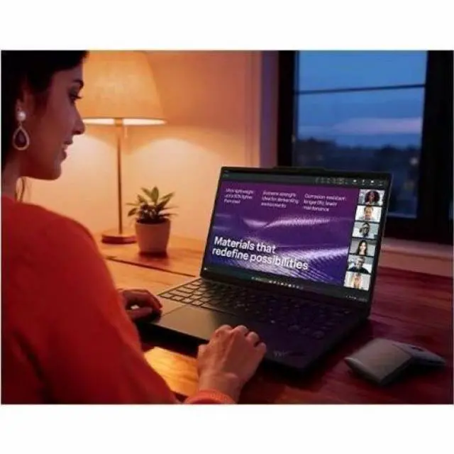 Alt view image 8 of 8 - Lenovo ThinkPad X1 Carbon Gen 14 Aura Edition 21V700ALUS 14" Touchscreen Copilot+ PC Notebook - Intel Core Ultra 7 365 - 32 GB - 512 GB SSD - Windows 11 Pro -Webcam - Wi-Fi 7