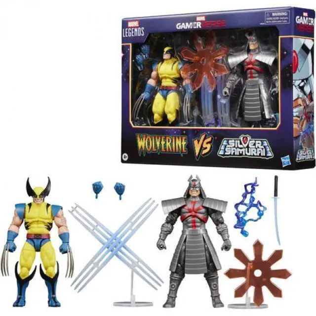 Main image of Hasbro Collectibles - Gamerverse - Marvel Legends - Wolverine vs Marvel's Silver Samurai Action Figure 2-Pack
