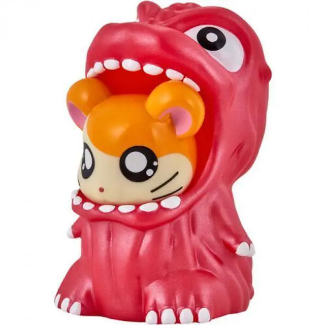 Main image of Bandai - Godzilla x Hamtaro - Movie Monster Series - GODZIHAM-KUN Metallic Red Figure
