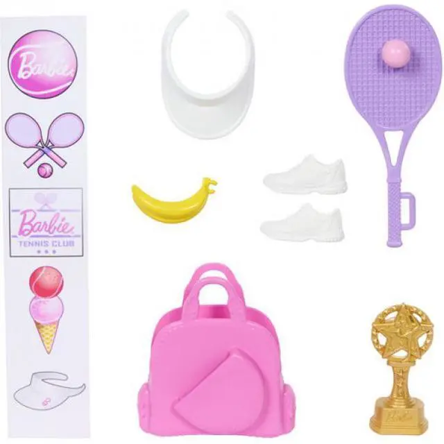 Alt view image 3 of 7 - Barbie Team Barbie Roll & Reveal Tennis Player Doll and Accessories