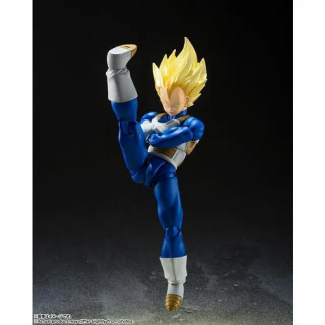 Alt view image 2 of 6 - Tamashii Nations - Dragon Ball Z - S.H.Figuarts - Super Saiyan Vegeta (Awakened Super Saiyan Blood) Action Figure