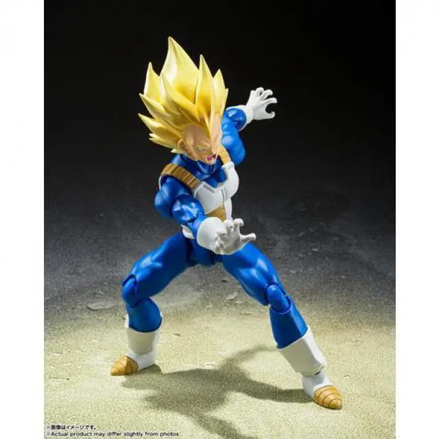 Alt view image 4 of 6 - Tamashii Nations - Dragon Ball Z - S.H.Figuarts - Super Saiyan Vegeta (Awakened Super Saiyan Blood) Action Figure