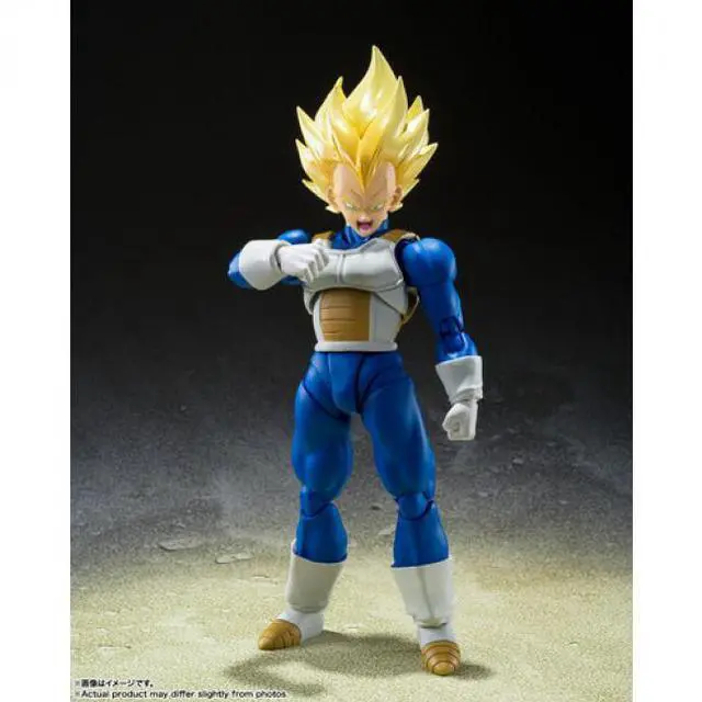Alt view image 5 of 6 - Tamashii Nations - Dragon Ball Z - S.H.Figuarts - Super Saiyan Vegeta (Awakened Super Saiyan Blood) Action Figure