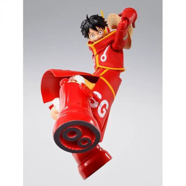 Alt view image 4 of 7 - Tamashii Nations - One Piece - S.H.Figuarts - Monkey D. Luffy -Future Island Egghead- Action Figure